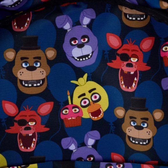 NWT Five Nights At Freddy’s Pizza Party Mini Backpack - Picture 5 of 5